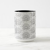 花の庭の落書き マグカップ (中央)