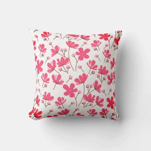 花の庭 クッション (正面)