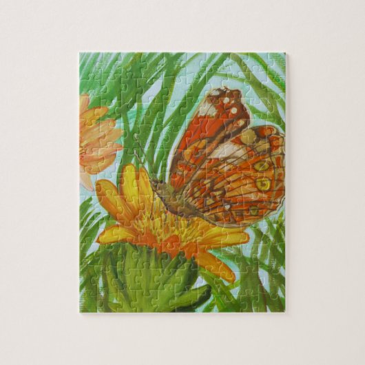 花の庭 ジグソーパズル (縦)