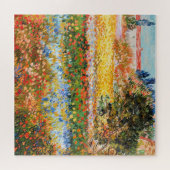 「花の庭」ビンセント・ヴァン・ゴッホ。 ジグソーパズル (横)