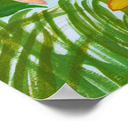 花の庭 ポスター (角)