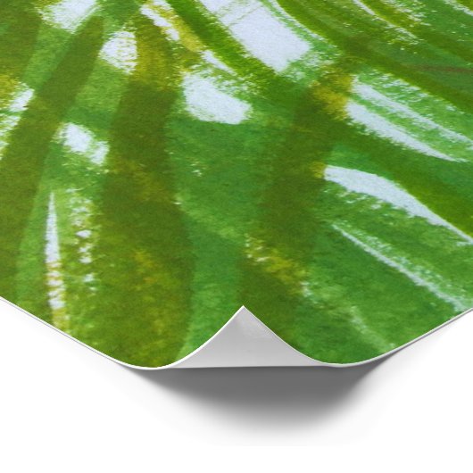 花の庭 ポスター (角)