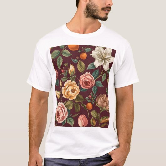 花の庭 Tシャツ (正面)