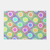 花の形 ドアマット (正面)