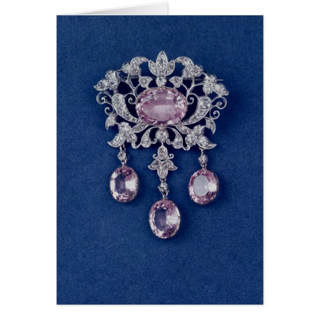 花の形、c.1780のブローチ (正面)