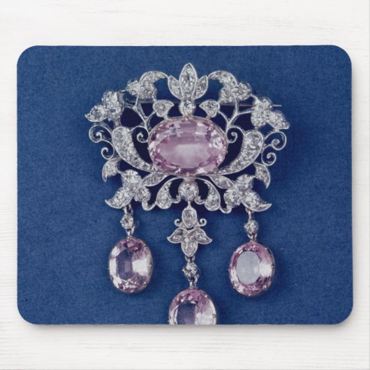 花の形、c.1780のブローチ マウスパッド (正面)