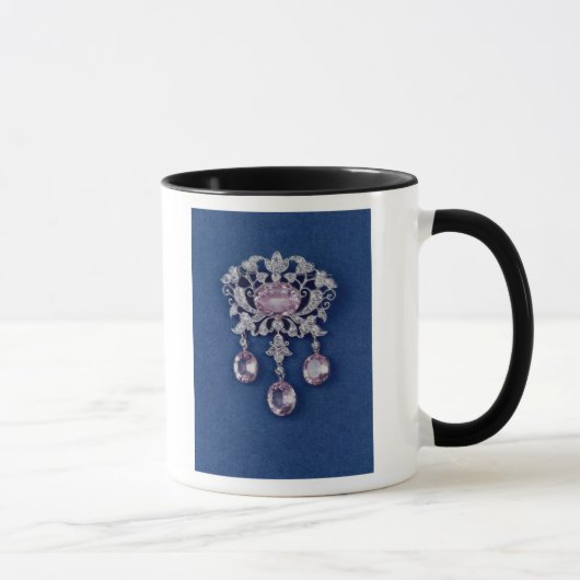 花の形、c.1780のブローチ マグカップ (右)