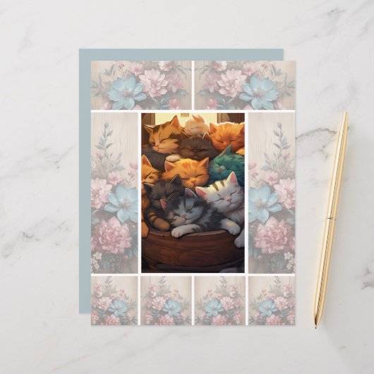 花の影 ソフトライトの背景 (正面/裏面インサイチュ)