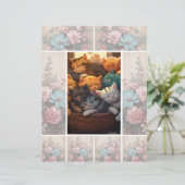 花の影 ソフトライトの背景 (スタンド正面)