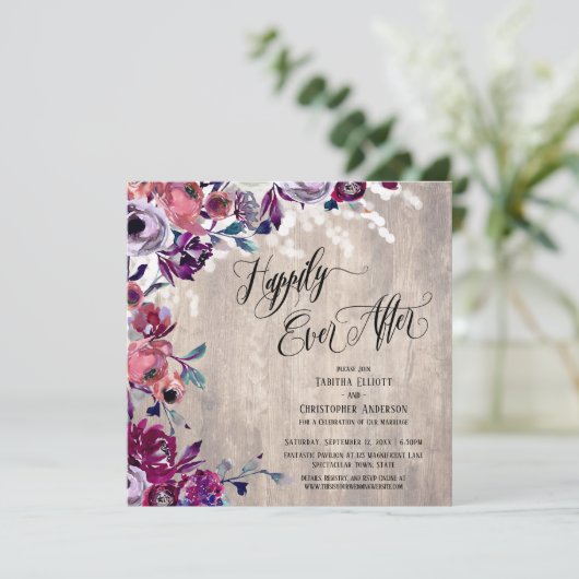 花の後に楽しはっきりしたく木淡い色のと光 招待状 (スタンド正面)