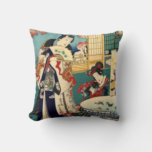 花の性能の1862年の二部作 クッション (正面)