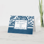 花の息子と娘を法会に カード (正面)