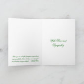 花の悔やみや弔慰カード カード (内部)