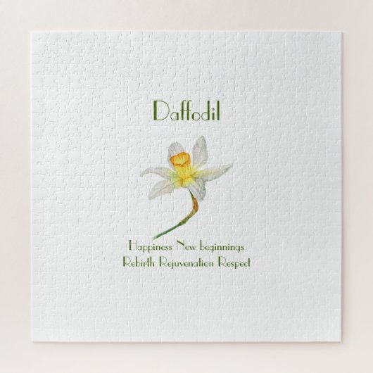 花の意味を持つサンライトの水仙 ジグソーパズル (縦)