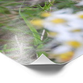 花の愛らしいチムンク フォトプリント            (角)