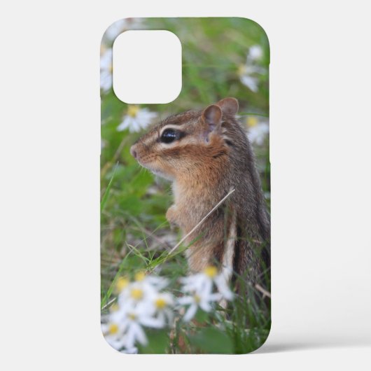 花の愛らしいチムンク Case-Mate iPhoneケース (裏面)