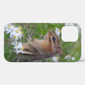 花の愛らしいチムンク Case-Mate iPhoneケース (裏面 (横))