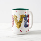 花の愛 ツートーンマグカップ (正面右)