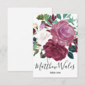 花の愛 招待状 (正面/裏面)