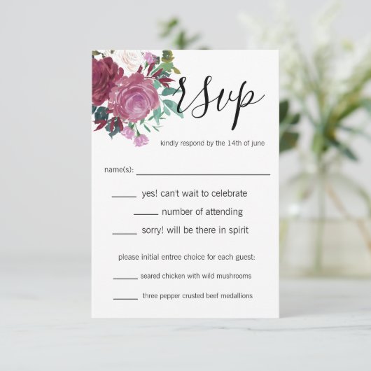 花の愛 招待状 (スタンド正面)