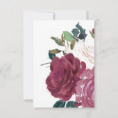 花の愛 招待状 (裏面)