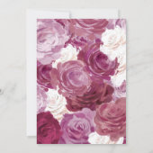 花の愛 招待状 (裏面)