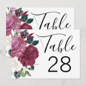 花の愛 招待状 (正面/裏面)