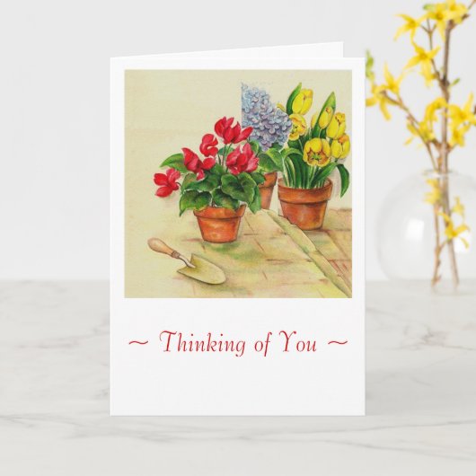 花の感性 カード (黄色い花)