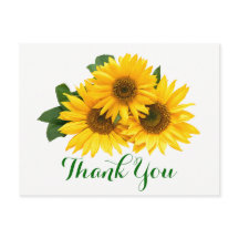 花の感謝を伝えるひまわりの黄色と緑の花