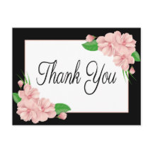 花の感謝を伝える ピンクの花 黒のウェディングパーティー