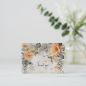 花の感謝カード エンクロージャーカード (スタンド正面)