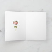 花の感謝カード サンキューカード (内部)