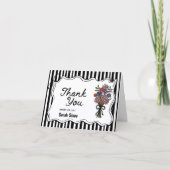 花の感謝 サンキューカード (正面)