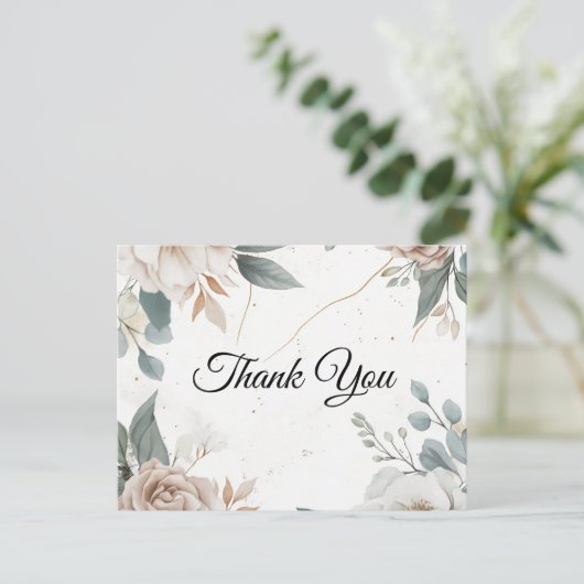 花の感謝 ポストカード (スタンド正面)