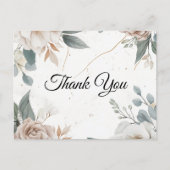 花の感謝 ポストカード (正面)