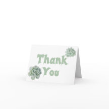 花の感謝 ミントグリーンの多肉植物 水彩画