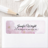 花の手書エレガントきクラシカルプレーン ラベル (インサイチュ)