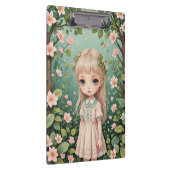 花の抱擁パーソナライズされた クリップボード (右)