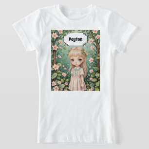 花の抱擁パーソナライズされた Tシャツ