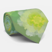 花の抽象的な塩気の水彩画 ネクタイ (ロール)