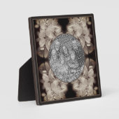 花の抽象芸術写真の追加 フォトプラーク (正面)