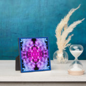 花の抽象芸術着色自分の写真を追加 フォトプラーク (インサイチュ)