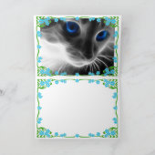 花の招待状と感謝カード サンキューカード (内部)