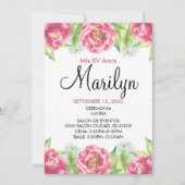 花の招待状 招待状 (正面)