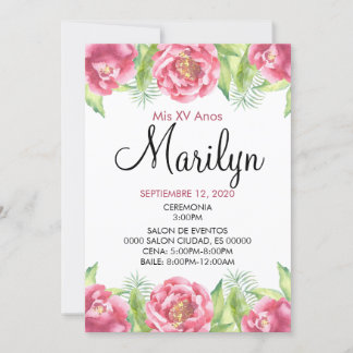 花の招待状 招待状