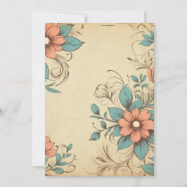 花の招待状 招待状