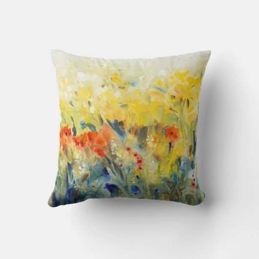 花の揺れII クッション (裏面)