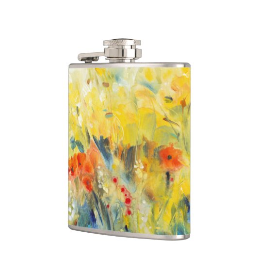 花の揺れII フラスク (左)