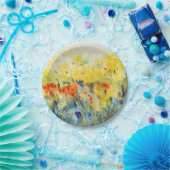 花の揺れII ペーパープレート (パーティー)