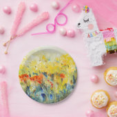 花の揺れII ペーパープレート (パーティー)